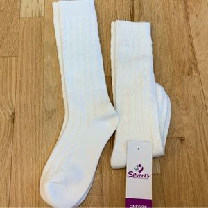 Silverts Adaptive Footwear For Diabetic or Senior Feet One Size Set of 2 White